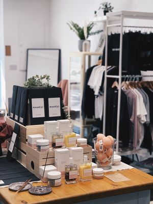 Range of vegan and ethical beauty, skincare and more downstairs at The BRIGHT Store at The BRIGHT Store in East London