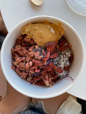 açai bowl at The BRIGHT Store in East London