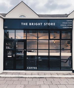 The exterior of The BRIGHT Store at The BRIGHT Store in East London