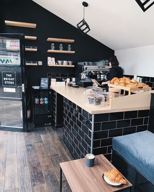 A picture of the interior and food display at The BRIGHT Store at The BRIGHT Store in East London