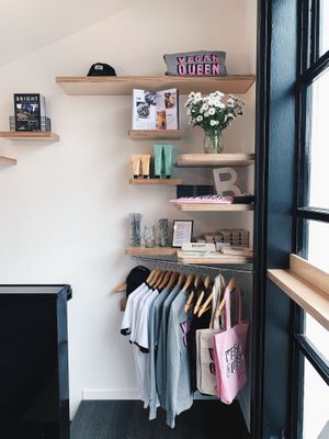 Ethical lifestyle products from independent vegan-owned businesses at The BRIGHT Store. at The BRIGHT Store in East London