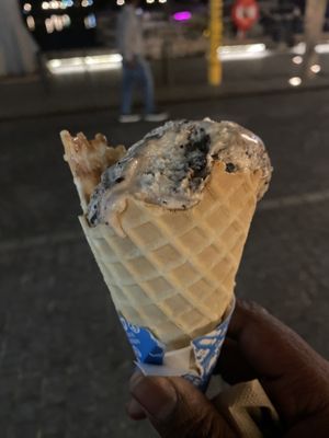 Waffle cone  at Ben & Jerry's in Washington