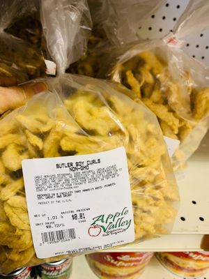 Butler soy curls at Apple Valley Natural Foods in Holland