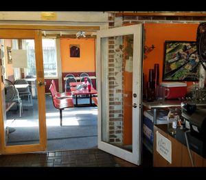 Inside: staff was very helpful at Love Eat Thai in Brevard