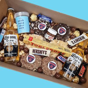 AFL donut boxes  at Goldeluck's in Patterson Lakes