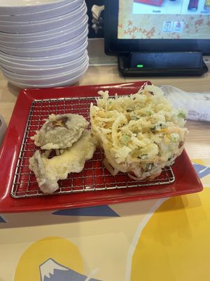   at Fuji Tempura Idaten in Fujikawaguchiko