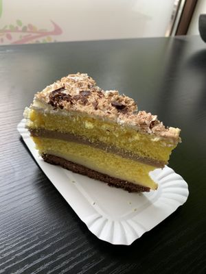 chesnut cake at Tortusz in Budapest