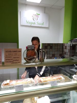 Vegan Sweet at Tortusz in Budapest
