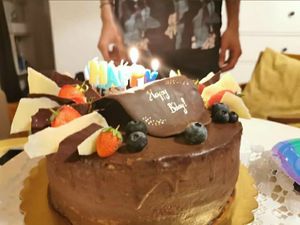 Doubled Chocolate cake 😋😋😋 at Tortusz in Budapest