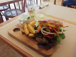 Bocadillo del huerto at RE Organic in Mallorca
