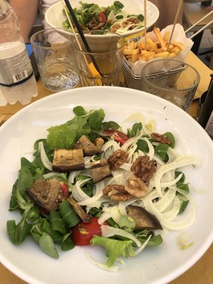 The Vegan insalata   at La Carapina in Rapallo