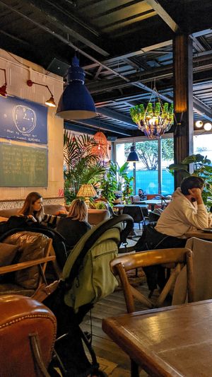 People hanging out at Urban House in Bratislava