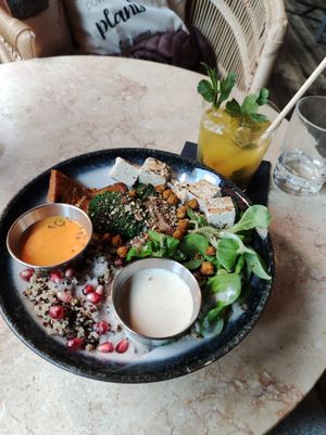 Buddha Bowl with Tofu at Urban House in Bratislava