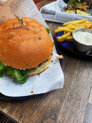 Vegan burger  at Urban House in Bratislava