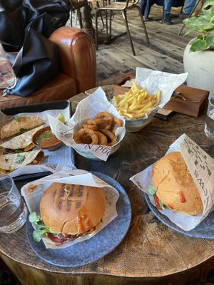 Vegan burgers   at Urban House in Bratislava