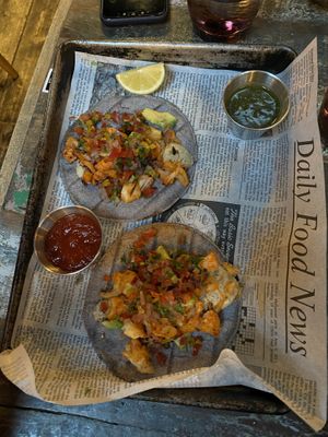 Cauliflower taco  at Urban House in Bratislava