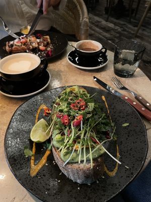 Avo toast  at Urban House in Bratislava