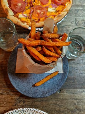 Sweet potato fries at Urban House in Bratislava