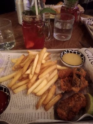 Fish and chips at Urban House in Bratislava