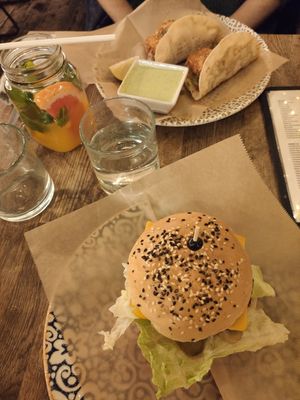 Vegan Burger with Beyond meat at Urban House in Bratislava