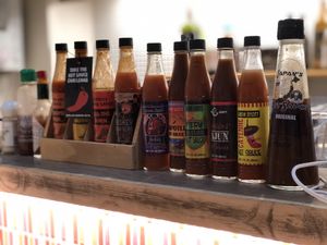 Sauces at Queen's Healthy Diner in Nagoya