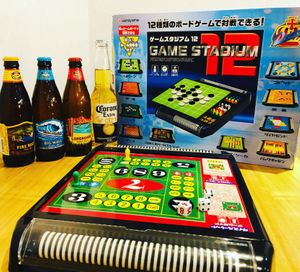 Board game. at Queen's Healthy Diner in Nagoya