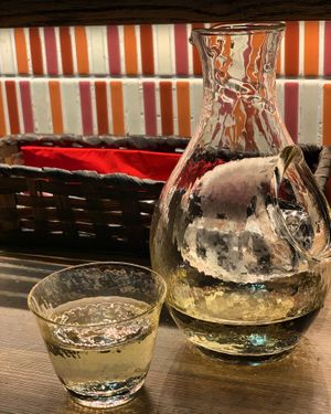 Sake at Queen's Healthy Diner in Nagoya