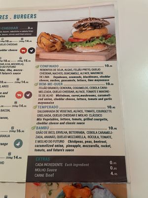 Menú   at Pim Pam Pum in Portimao