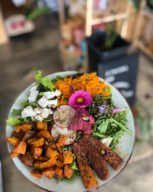Vegan Mix Feta, Tempeh & Sweet Potatoes... at Coco & Nuts Concept Store in Marseille