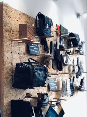vegan bags, socks & shoes at Coco & Nuts Concept Store in Marseille