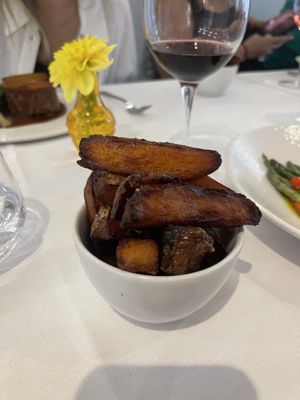 Triple cooked chips  at Chef's Table in Chester