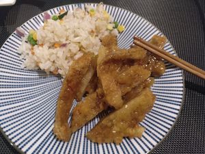 Vegan Chinese food at Food King in Madrid