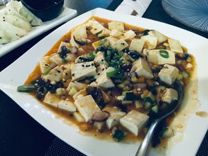 Tofu  at Food King in Madrid