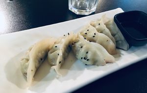 Gyozas  at Food King in Madrid