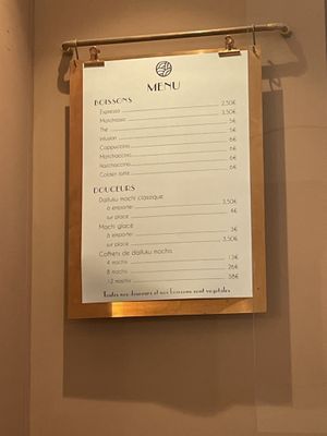 Drinks menu  at La Maison du Mochi - Cherche Midi in Paris