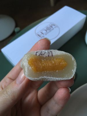 The lemon mochi at La Maison du Mochi - Cherche Midi in Paris