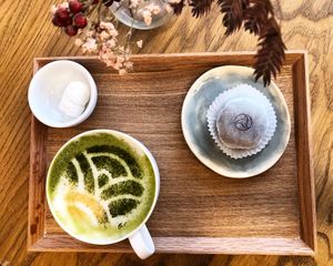 Macha et mochi at La Maison du Mochi - Cherche Midi in Paris