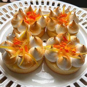 Gluten-free and vegan Lemon Meringue Tarts!  at Gluten Free Goat Bakery and Cafe in Pittsburgh