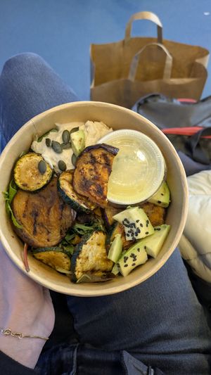 Salad vegan at Combi in Eersel