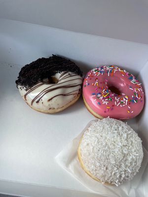 all vegan flavours at Vandal Doughnuts - Gottingen St in Halifax