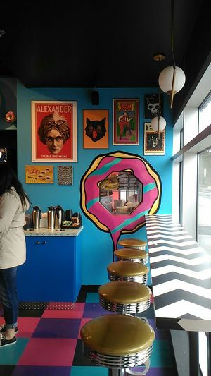 Inside at Vandal Doughnuts - Gottingen St in Halifax