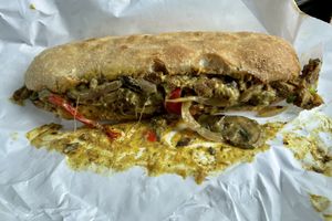 Filly Cheezestake  at Secret Pizza Society in Portland