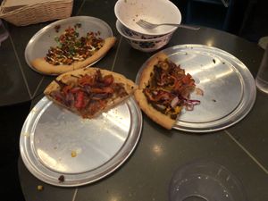   at Secret Pizza Society in Portland