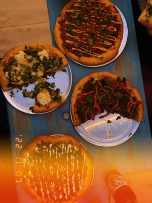 The best pizza I’ve ever had   at Secret Pizza Society in Portland