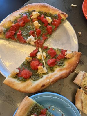 Unruly child pizza  at Secret Pizza Society in Portland