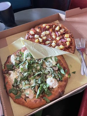 SE7EN and Waponi Woo  at Secret Pizza Society in Portland