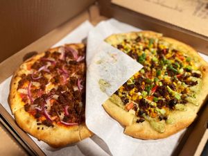   at Secret Pizza Society in Portland