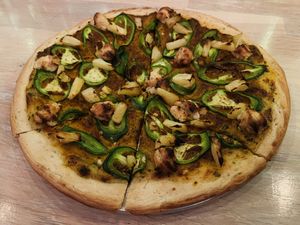 more pizza  at Secret Pizza Society in Portland