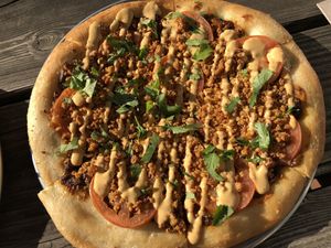   at Secret Pizza Society in Portland