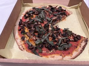 Mount Boring (GF crust)  at Secret Pizza Society in Portland